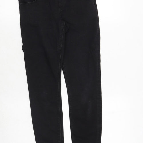 ASOS Womens Black Cotton Skinny Jeans Size 8 Regular