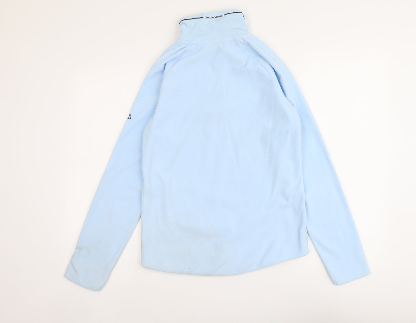 Craghoppers Womens Blue Polyester Pullover Sweatshirt Size 10 Zip