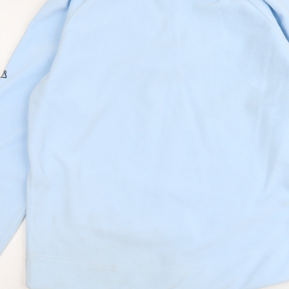 Craghoppers Womens Blue Polyester Pullover Sweatshirt Size 10 Zip