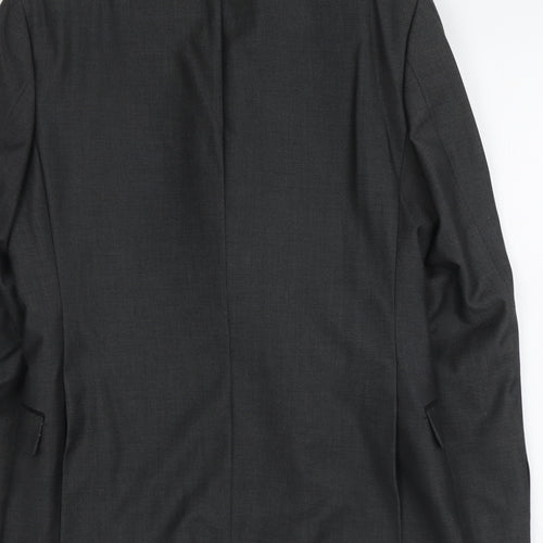 Imehaus Mens Grey Polyester Jacket Suit Jacket Size S Regular