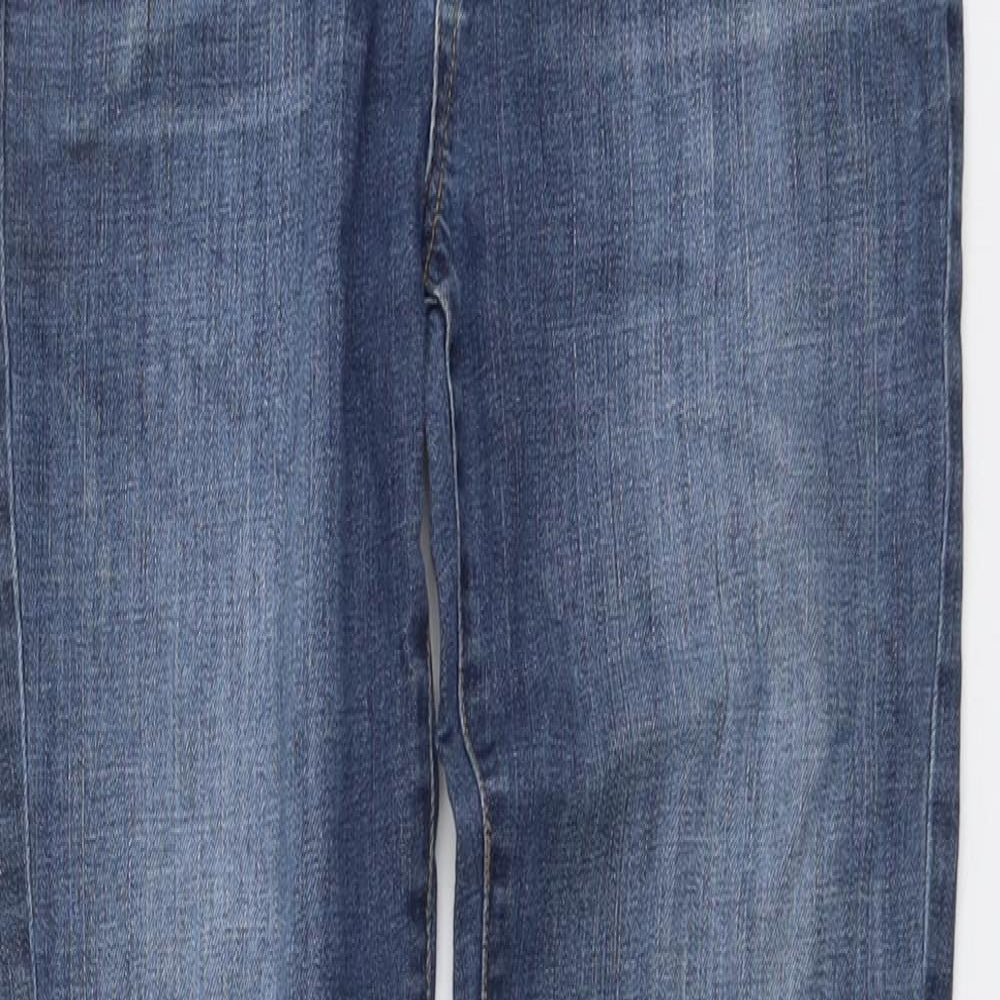 Vince Womens Beige Cotton Straight Jeans Size 16 L30 in Regular Button