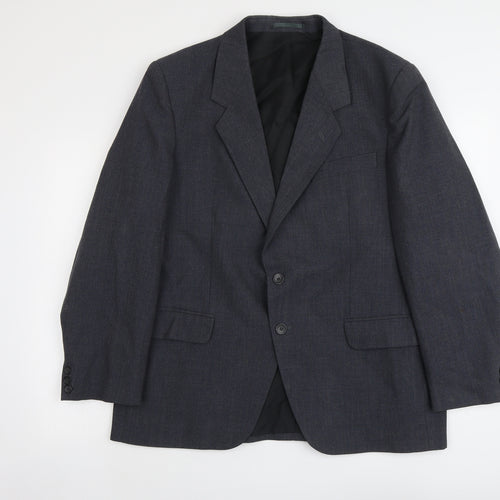 C&A Mens Grey Wool Jacket Suit Size L Regular
