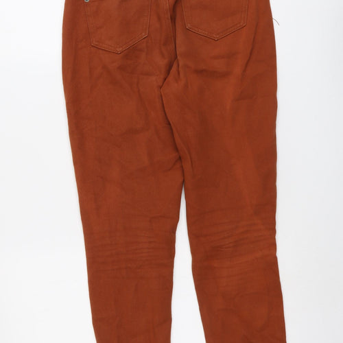 Liquor N Poker Womens Brown Cotton Skinny Jeans Size 6 L24 in Regular Button