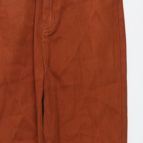 Liquor N Poker Womens Brown Cotton Skinny Jeans Size 6 L24 in Regular Button