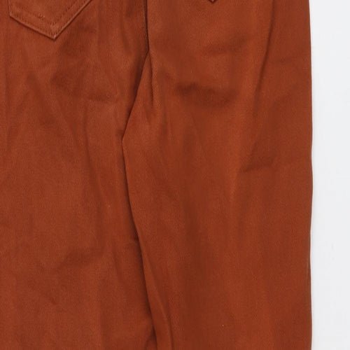 Liquor N Poker Womens Brown Cotton Skinny Jeans Size 6 L24 in Regular Button