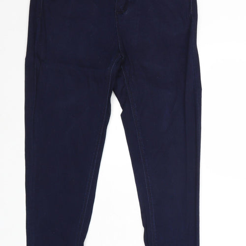 Oasis Womens Blue Cotton Skinny Jeans Size 6 Regular Zip