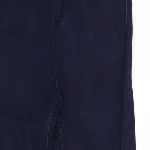 Oasis Womens Blue Cotton Skinny Jeans Size 6 Regular Zip
