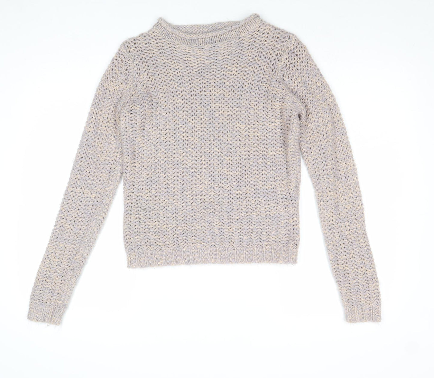 Dorothy Perkins Womens Multicoloured Boat Neck Acrylic Pullover Jumper Size 10
