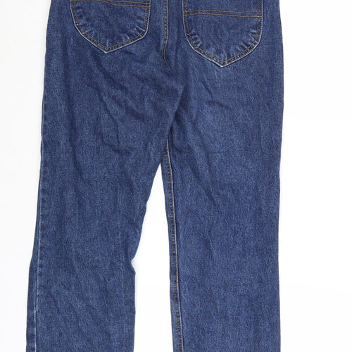Branda Brenden Womens Blue Cotton Mom Jeans Size 26 in Regular Zip