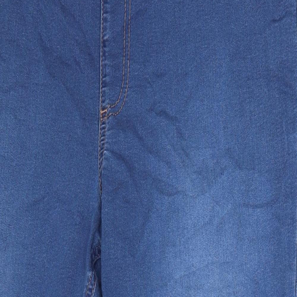 Marks and Spencer Womens Blue Cotton Jegging Jeans Size 18 Regular