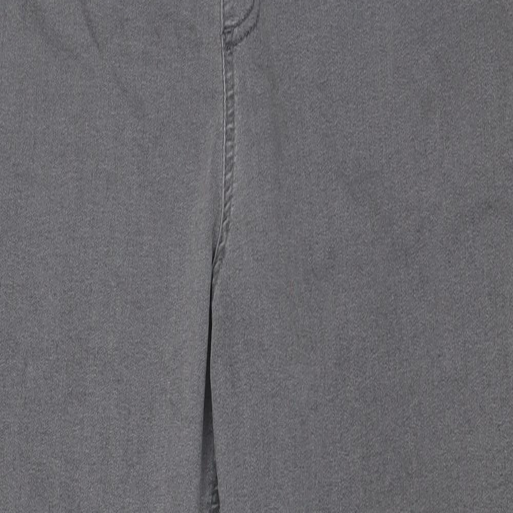 Marks and Spencer Womens Grey Cotton Jegging Jeans Size 18 Regular