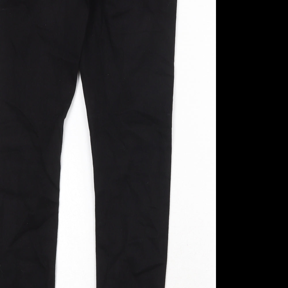ASOS Mens Black Cotton Skinny Jeans Size 32 in Regular Zip