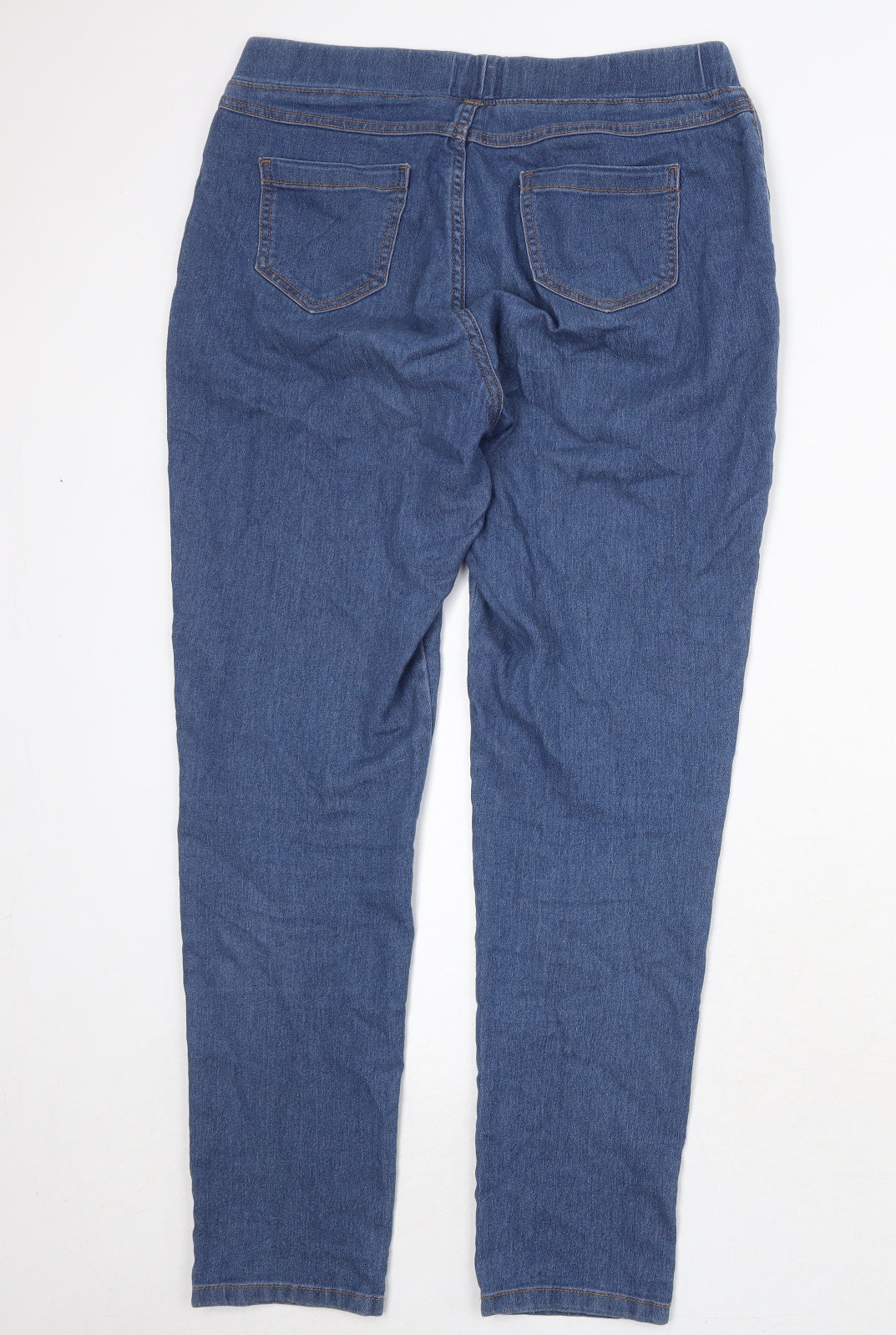 Avon Womens Blue Cotton Jegging Jeans Size 14 Regular