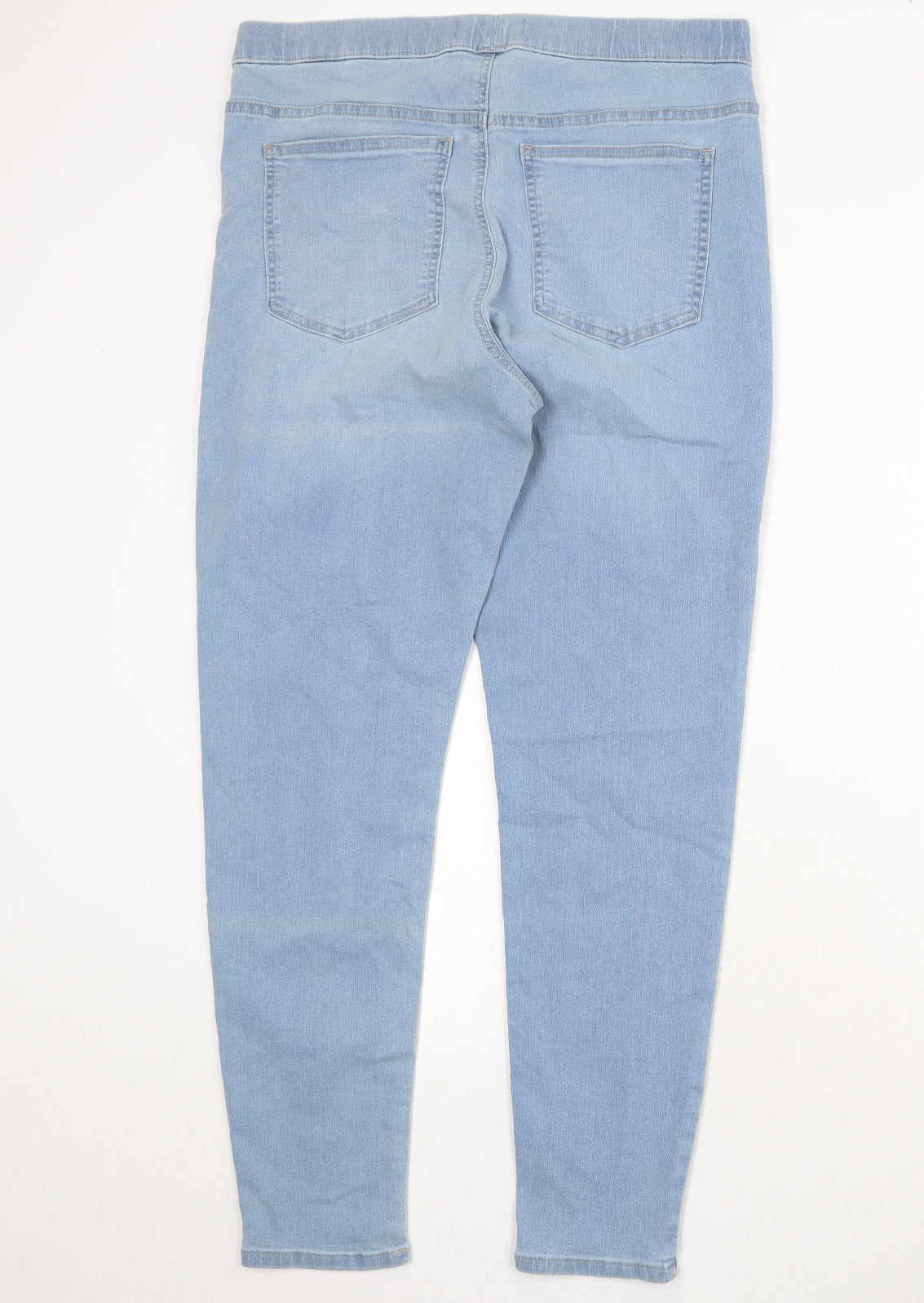 Marks and Spencer Womens Blue Cotton Jegging Jeans Size 16 Regular