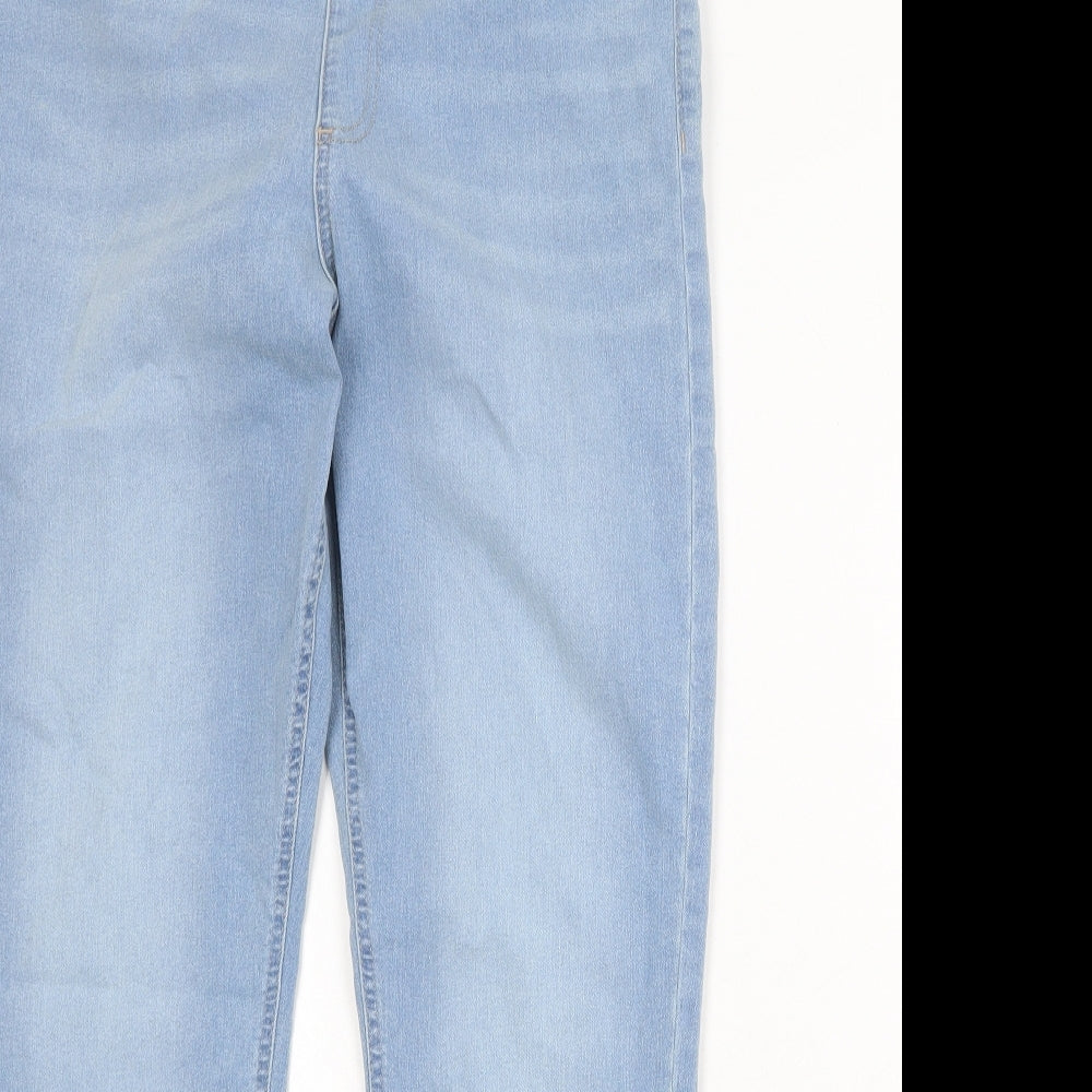 Marks and Spencer Womens Blue Cotton Jegging Jeans Size 16 Regular