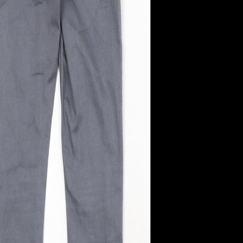 Topshop Womens Grey Cotton Skinny Jeans Size 30 in Regular Zip