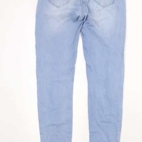 Toxik3 Womens Blue Cotton Skinny Jeans Size S Regular Zip