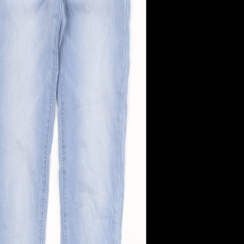 Toxik3 Womens Blue Cotton Skinny Jeans Size S Regular Zip