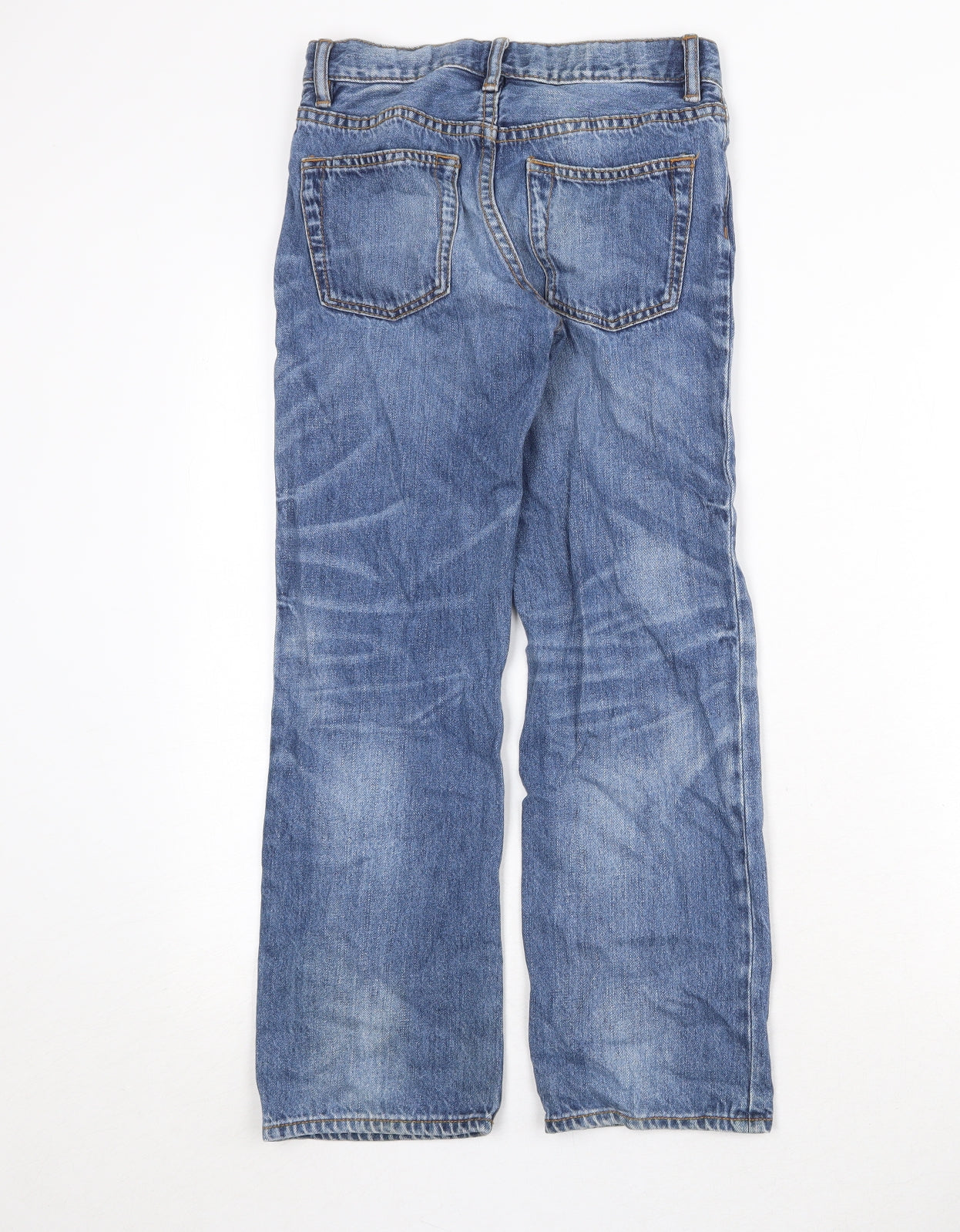 Gap Boys Blue Coir Bootcut Jeans Size 10-11 Years Regular Zip