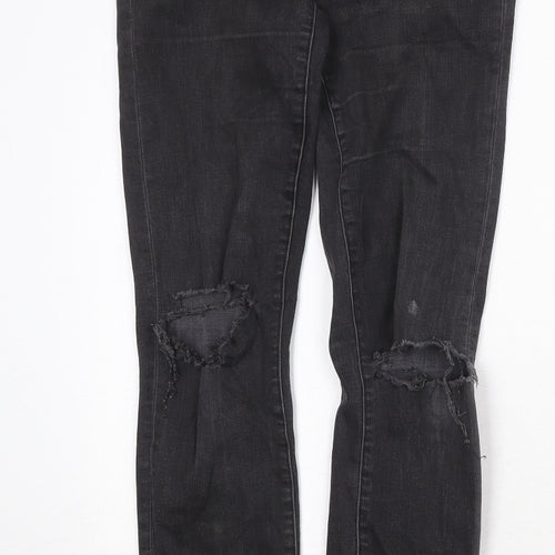 Madwell Womens Black Cotton Skinny Jeans Size 26 in Regular Zip