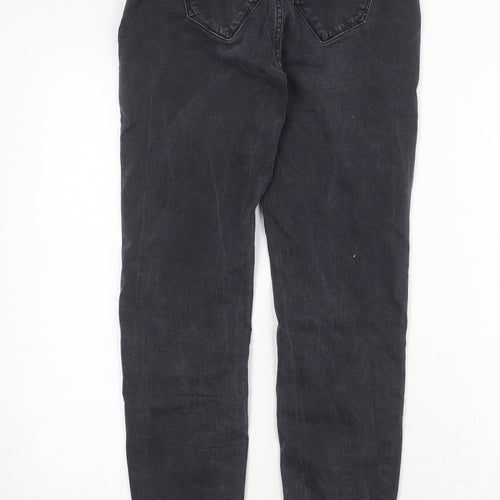 River Island Womens Black Cotton Skinny Jeans Size 26 in Regular Zip