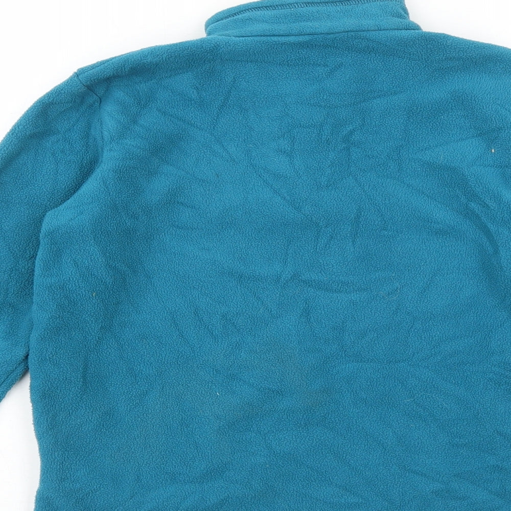 DECATHLON Boys Blue Polyester Pullover Sweatshirt Size 12 Years Zip