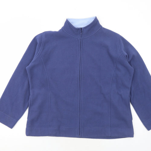 EWM Womens Purple Jacket Size 18 Zip