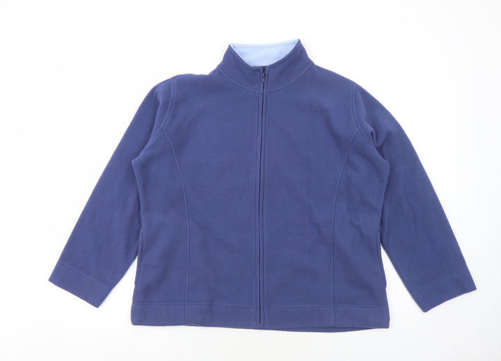 EWM Womens Purple Jacket Size 18 Zip