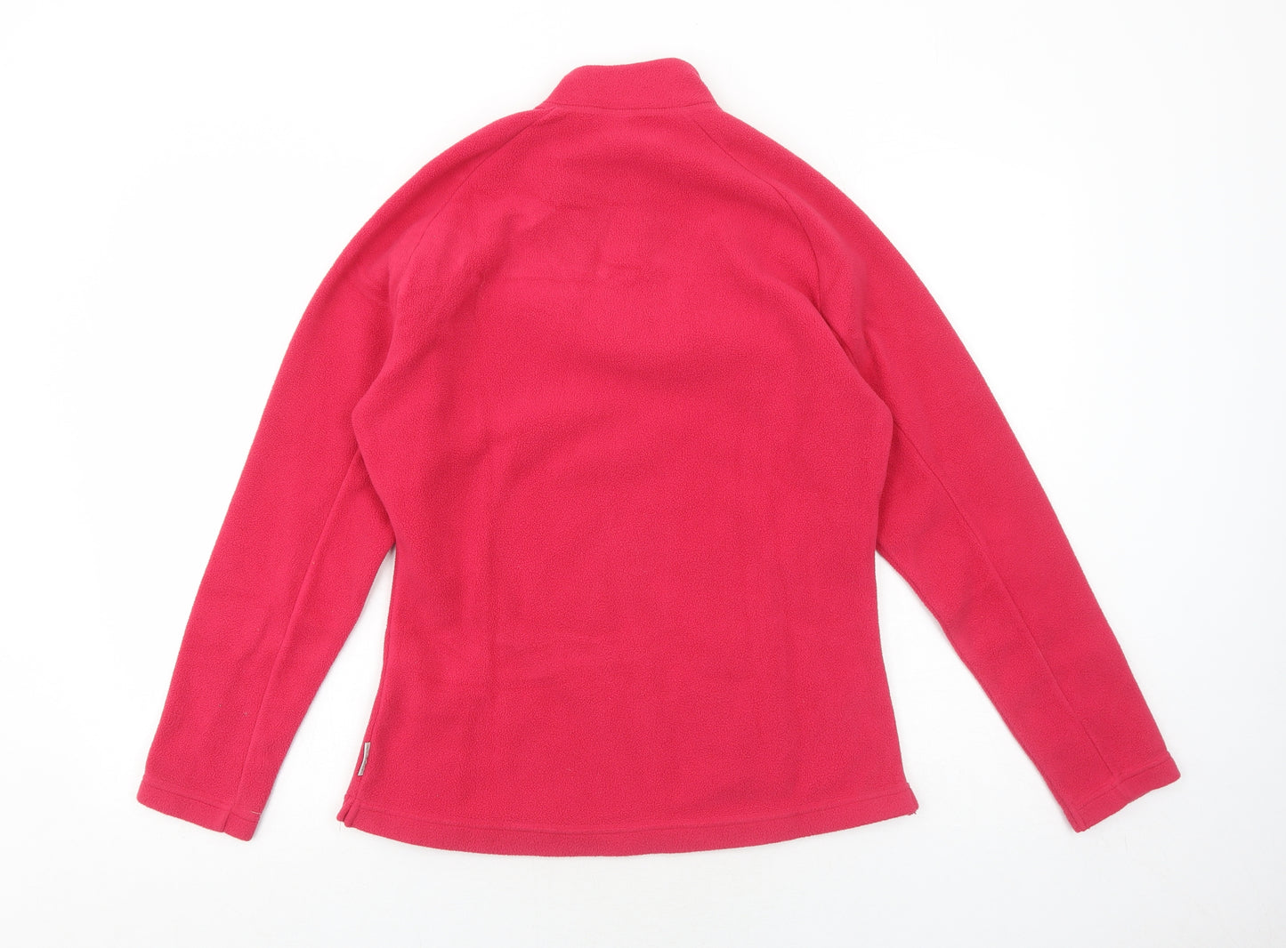 Quechua Womens Pink Polyester Pullover Sweatshirt Size L Zip