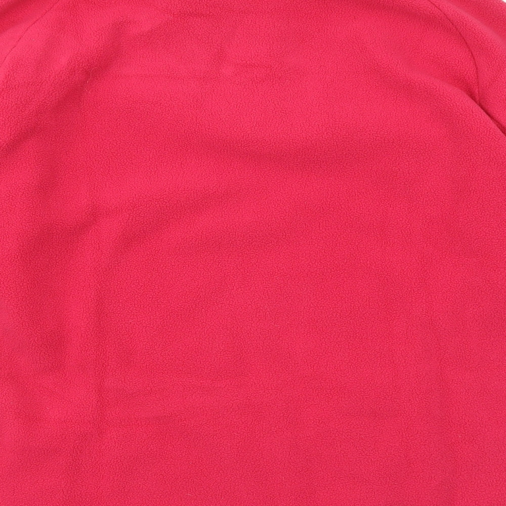 Quechua Womens Pink Polyester Pullover Sweatshirt Size L Zip