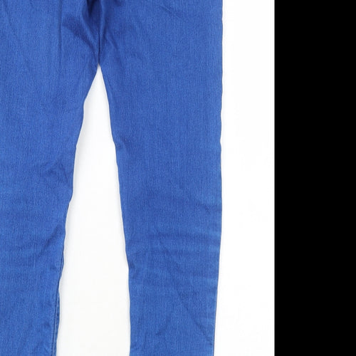 Dorothy Perkins Womens Blue Cotton Skinny Jeans Size 10 Regular