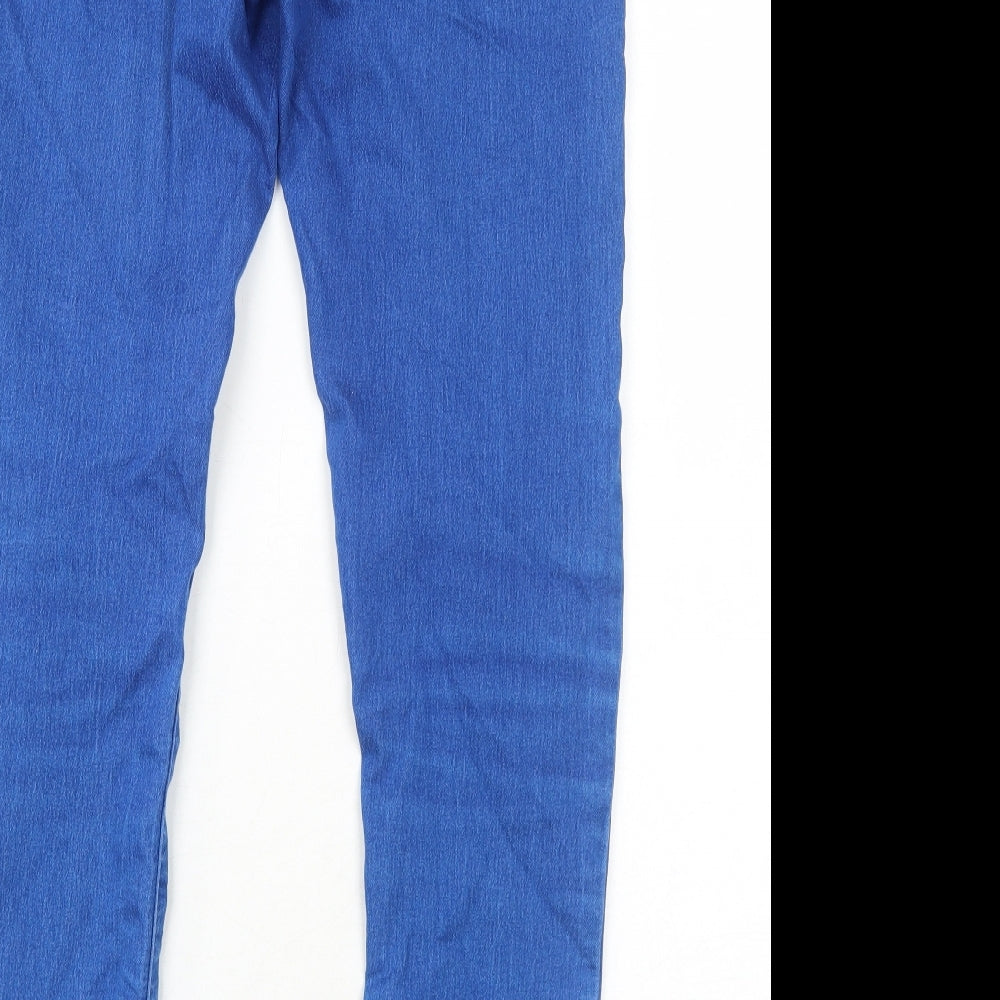 Dorothy Perkins Womens Blue Cotton Skinny Jeans Size 10 Regular