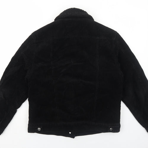 Topshop Womens Black Jacket Size 6 Button