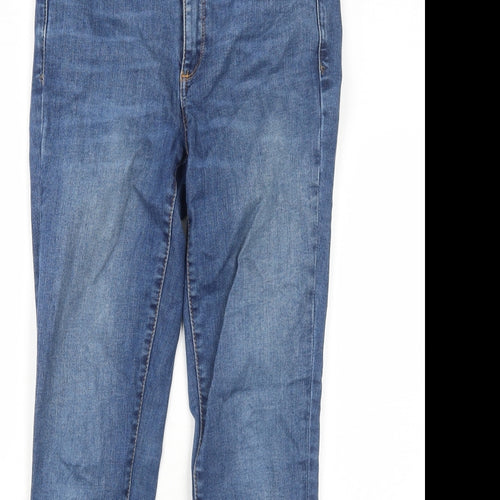 Gap Womens Blue Cotton Skinny Jeans Size 10 Regular Zip