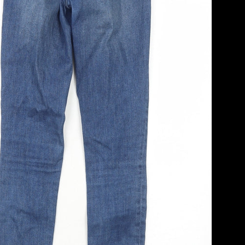Gap Womens Blue Cotton Skinny Jeans Size 10 Regular Zip