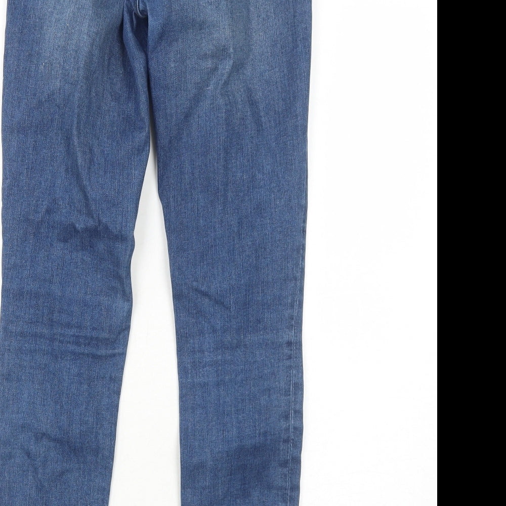 Gap Womens Blue Cotton Skinny Jeans Size 10 Regular Zip
