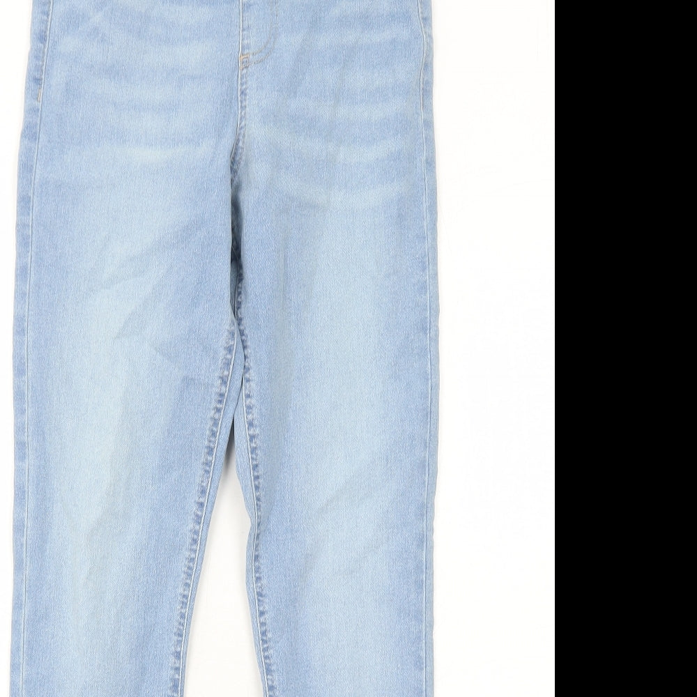 Marks and Spencer Womens Blue Cotton Jegging Jeans Size 10 Regular