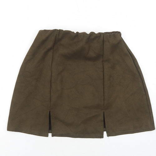 Select Womens Green Polyester Mini Skirt Size 10