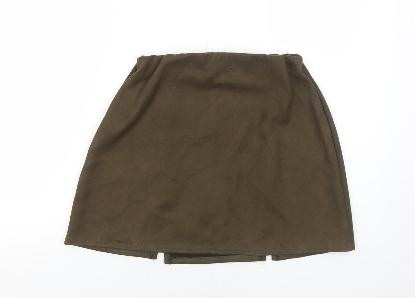Select Womens Green Polyester Mini Skirt Size 10