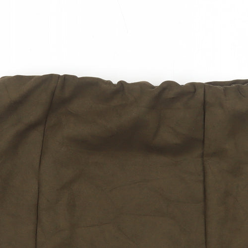 Select Womens Green Polyester Mini Skirt Size 10