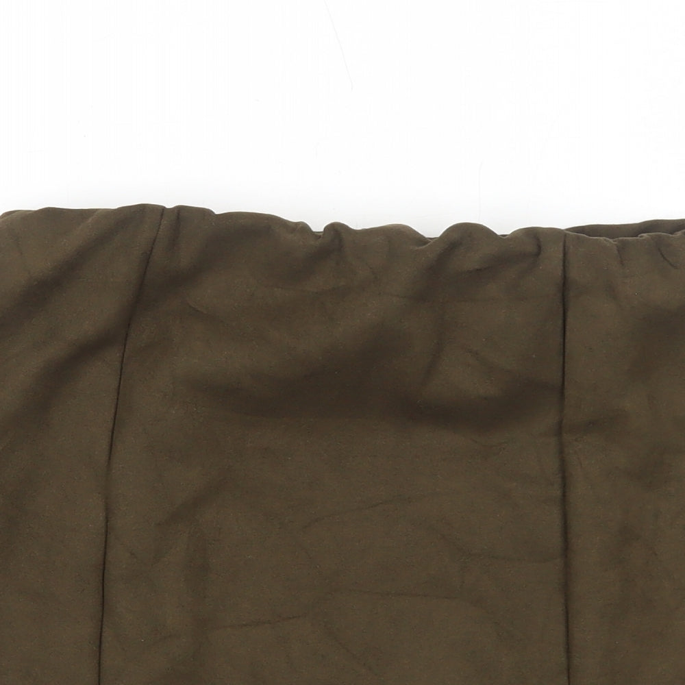 Select Womens Green Polyester Mini Skirt Size 10