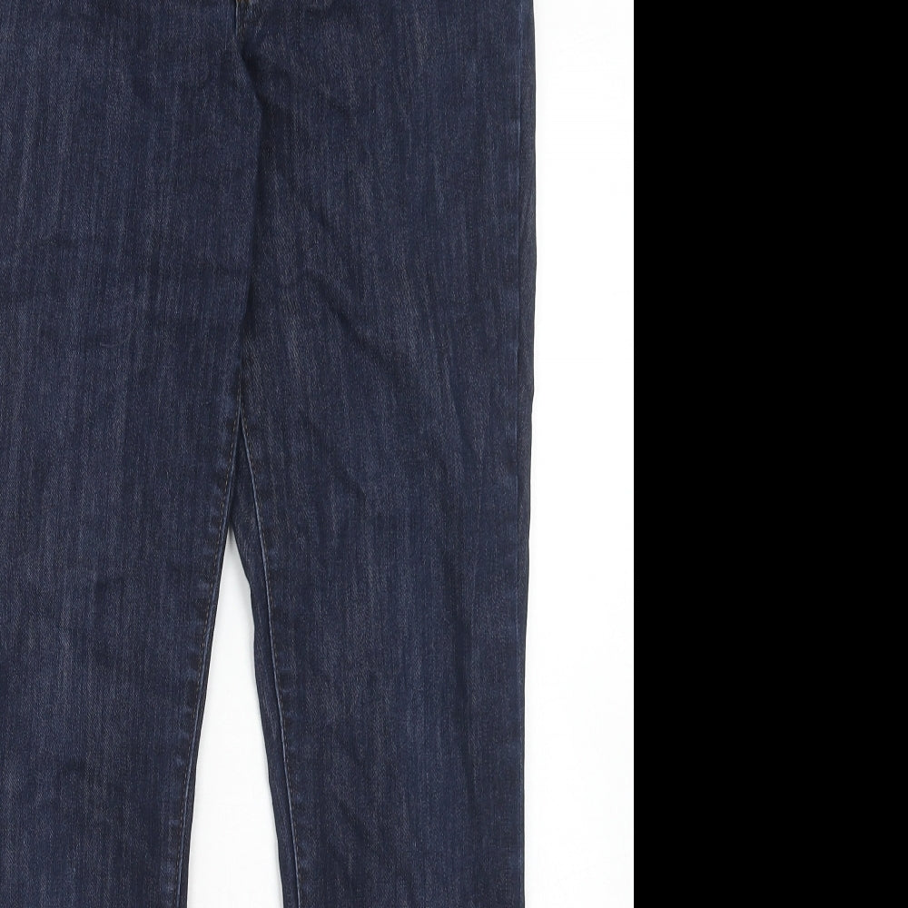 Gap Womens Blue Cotton Skinny Jeans Size 10 Regular Zip