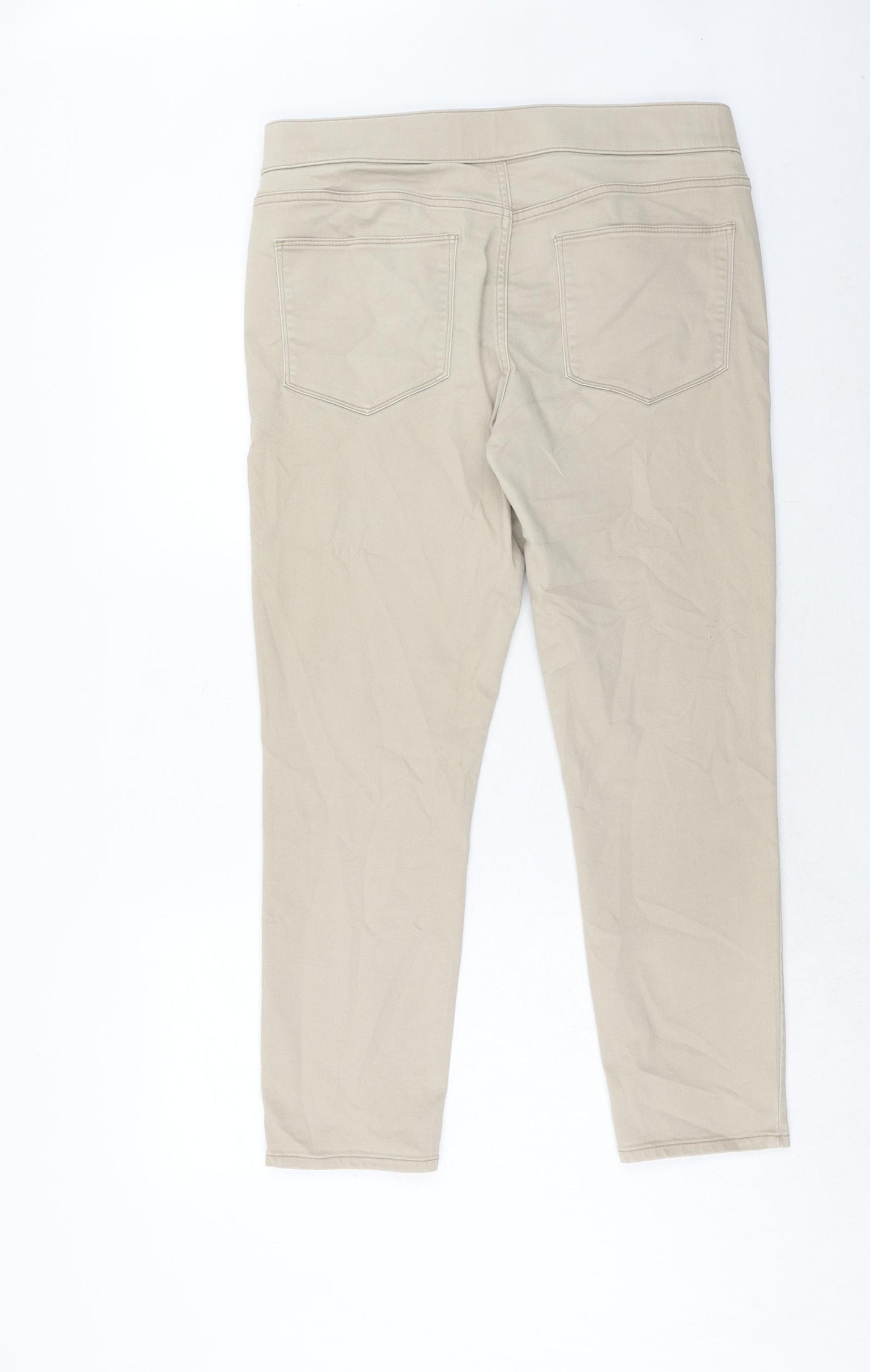 Andrew Marc Womens Beige Cotton Jegging Jeans Size 16 Regular