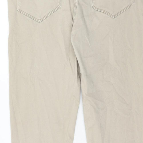 Andrew Marc Womens Beige Cotton Jegging Jeans Size 16 Regular