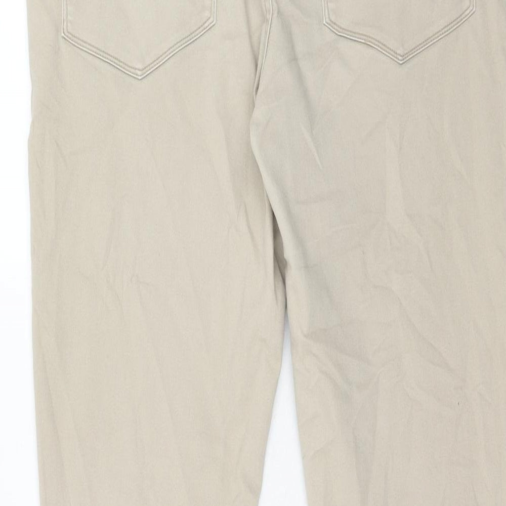 Andrew Marc Womens Beige Cotton Jegging Jeans Size 16 Regular