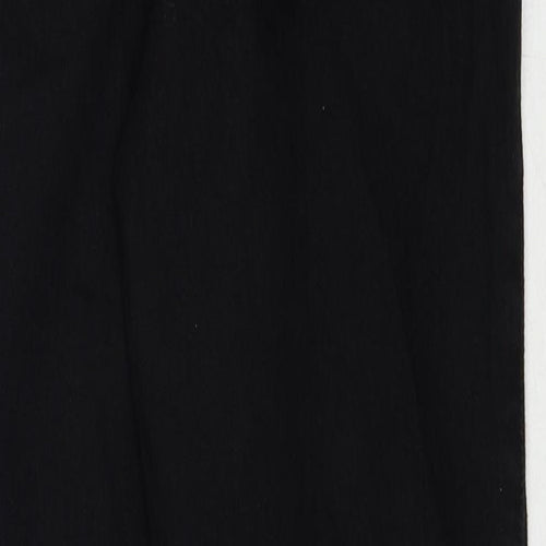 Social Tourist Womens Black Cotton Straight Jeans Size 24 in Regular Zip