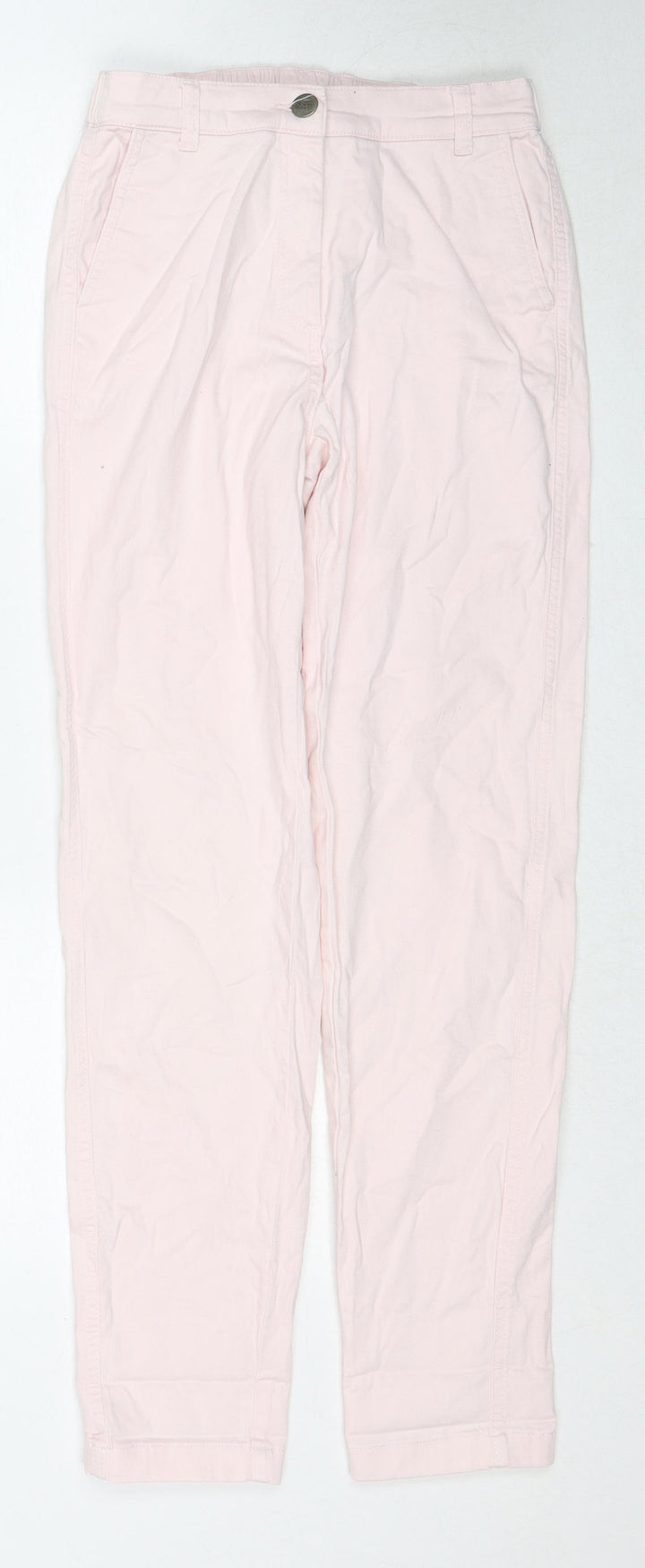 Masai Womens Pink Cotton Straight Jeans Size S Regular Zip