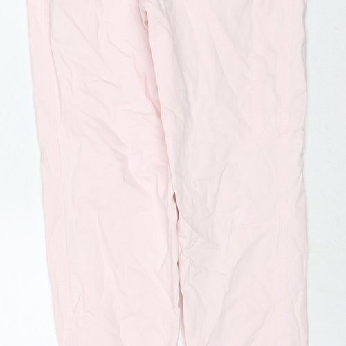 Masai Womens Pink Cotton Straight Jeans Size S Regular Zip