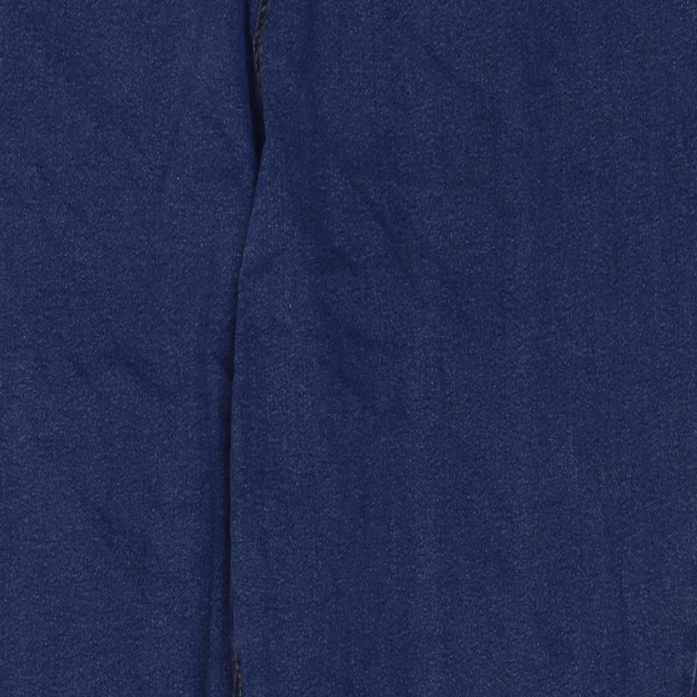 Evans Womens Blue Cotton Skinny Jeans Size 28 Regular