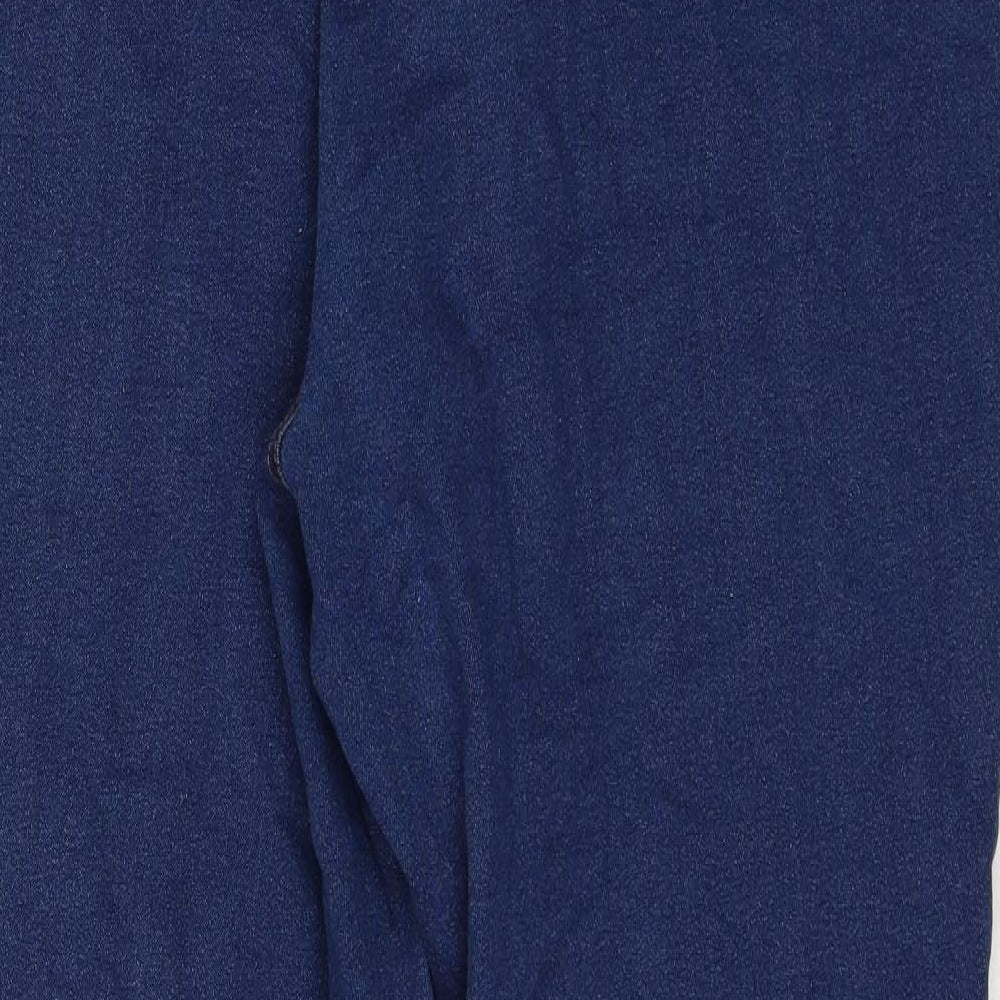 Evans Womens Blue Cotton Skinny Jeans Size 28 Regular